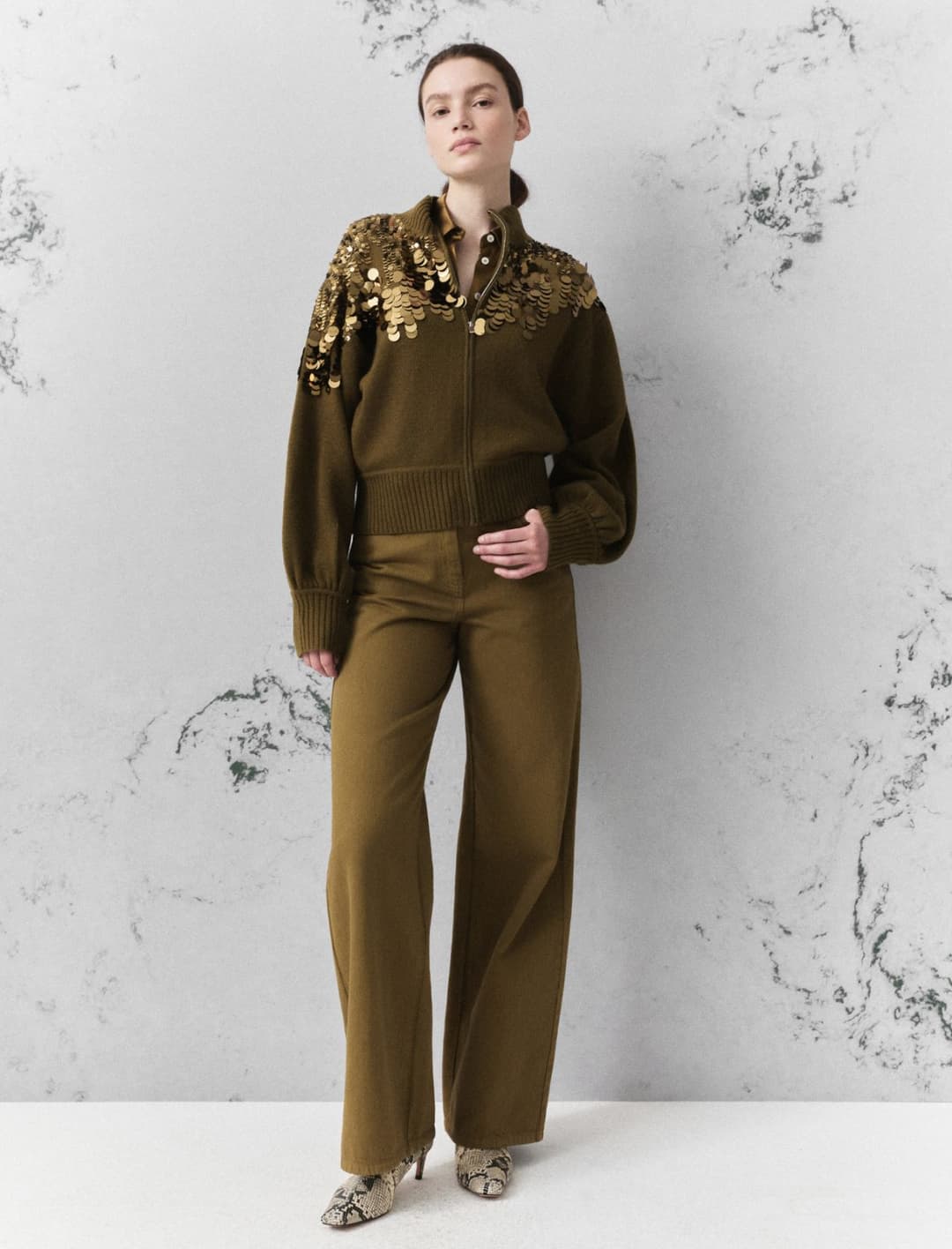 Cardigan con paillette | Marella Cardigan con paillette - 2 | Marella