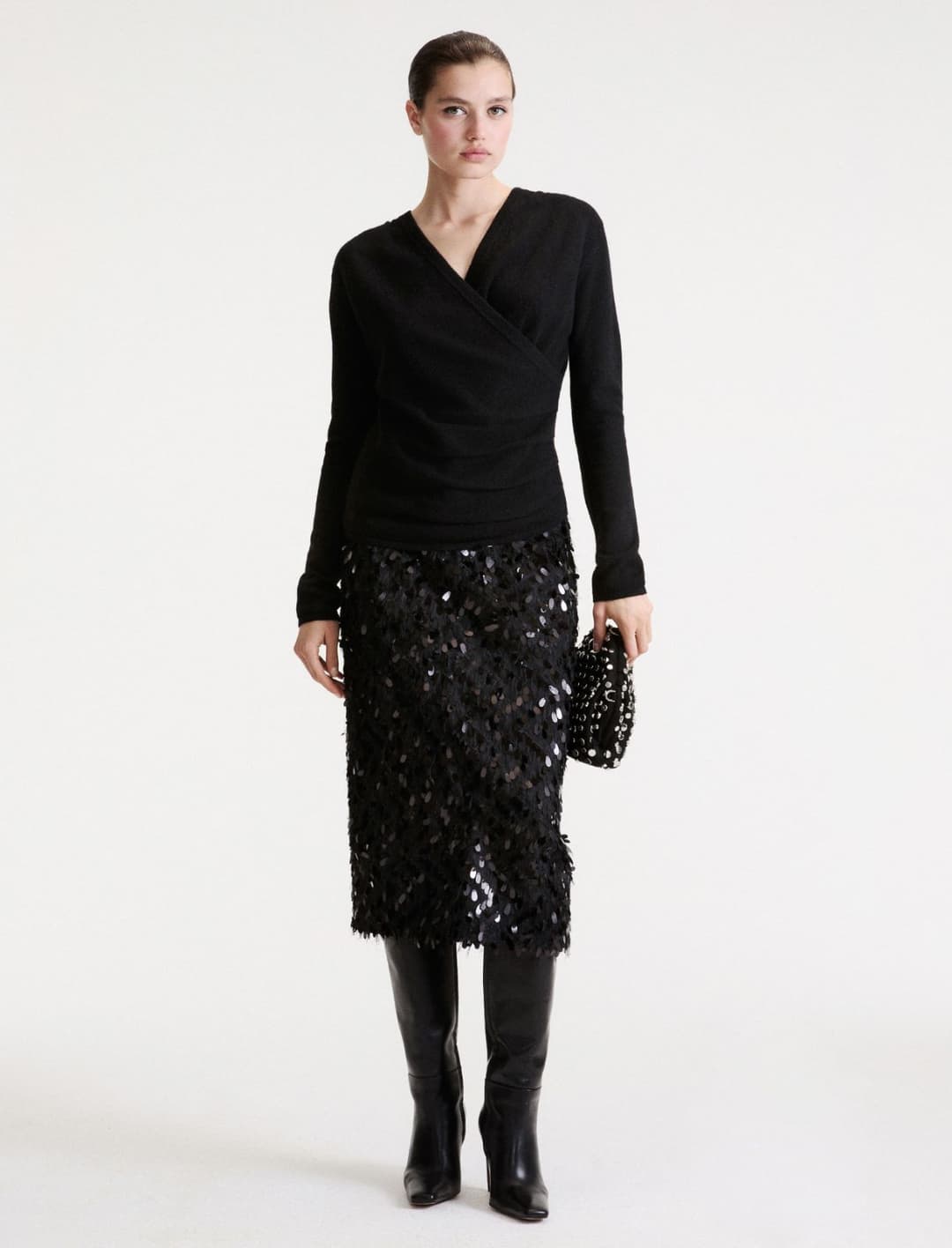 Maglia incrociata in puro cashmere | Marella Maglia incrociata in puro cashmere - 2 | Marella