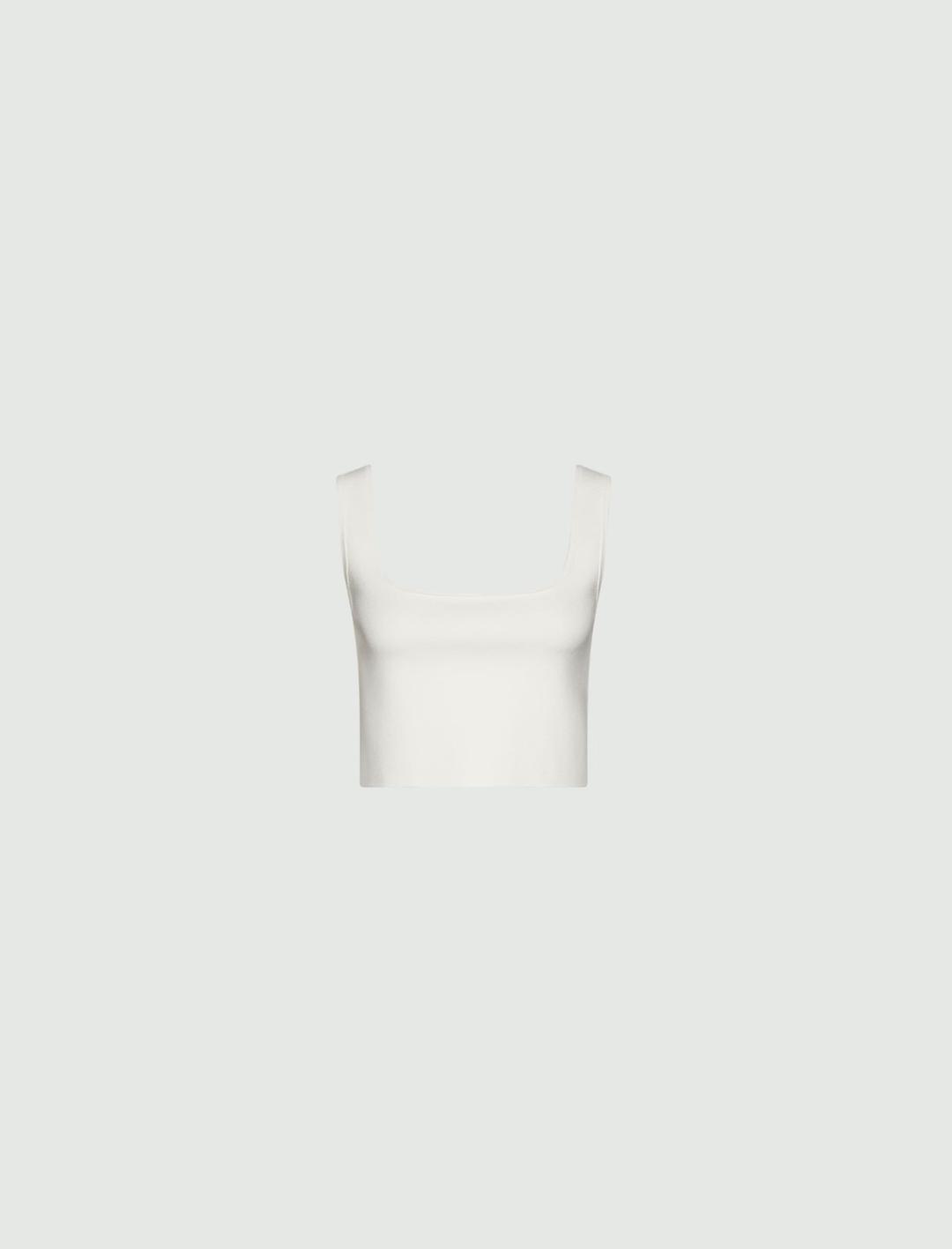 Top corto in maglia di viscosa | Marella Top corto in maglia di viscosa - 1 | Marella