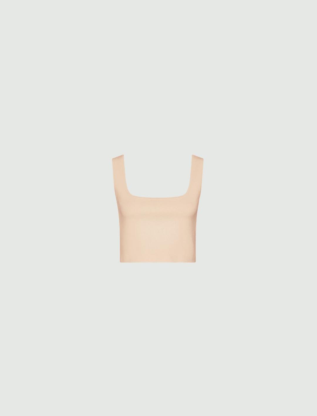 Top corto in maglia di viscosa | Marella Top corto in maglia di viscosa - 1 | Marella