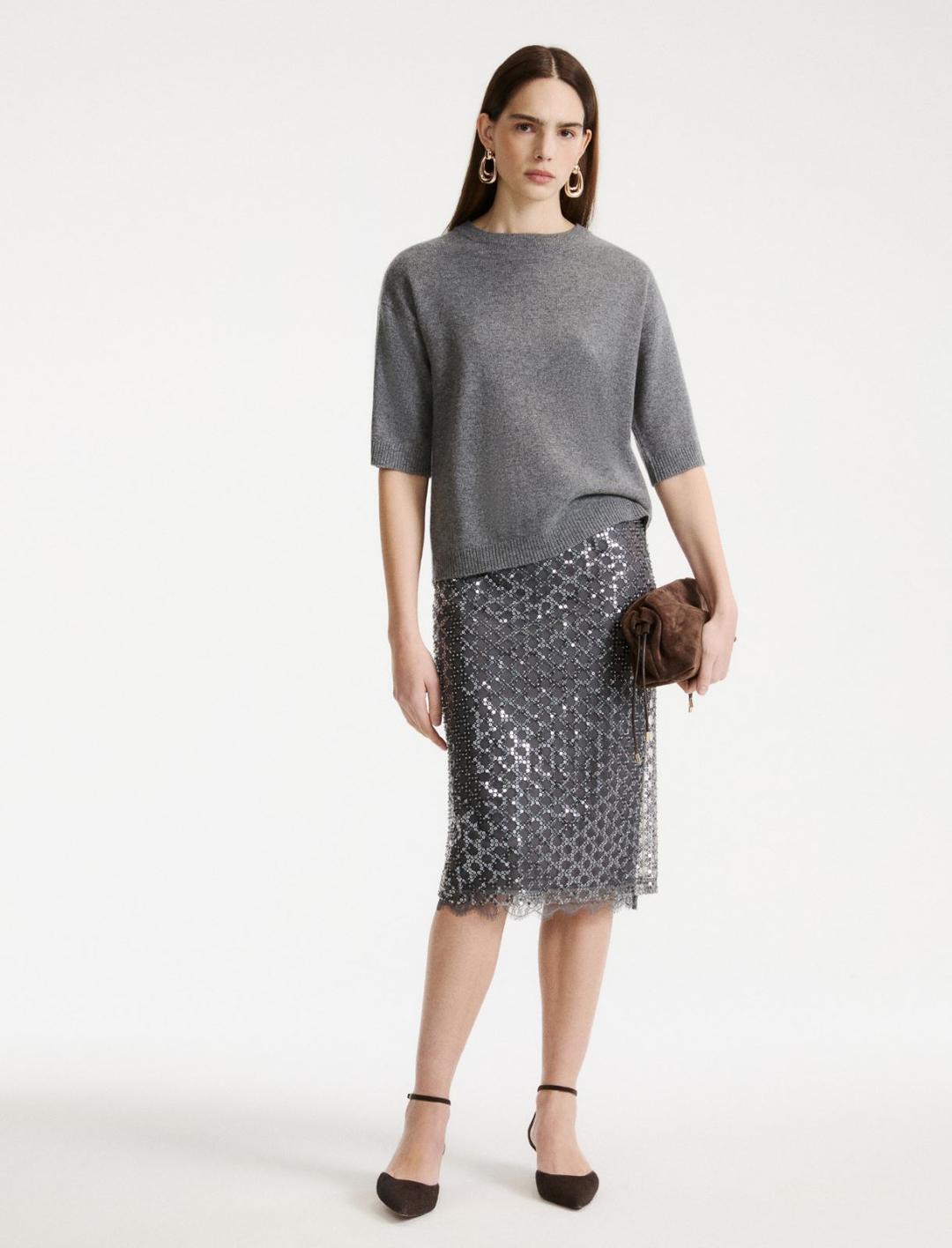 Maglia con manica al gomito in cashmere e lana | Marella Maglia con manica al gomito in cashmere e lana - 2 | Marella