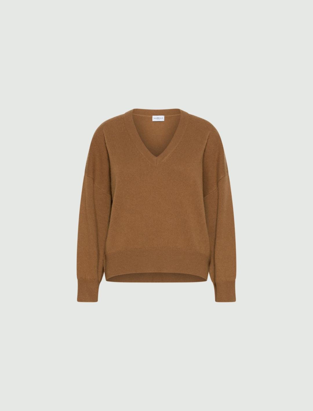 Maglia con collo a V in cashmere e lana | Marella Maglia con collo a V in cashmere e lana - 1 | Marella