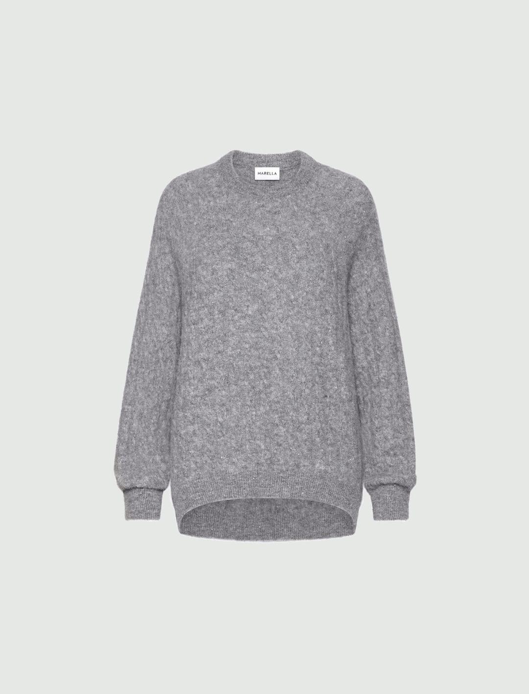Maglia in filato bottonato con treccia | Marella Maglia in filato bottonato con treccia - 1 | Marella