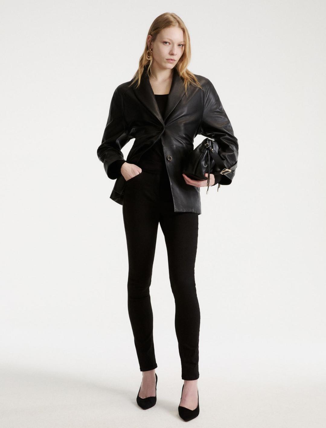 Giacca in pelle con cintura | Marella Giacca in pelle con cintura - 2 | Marella