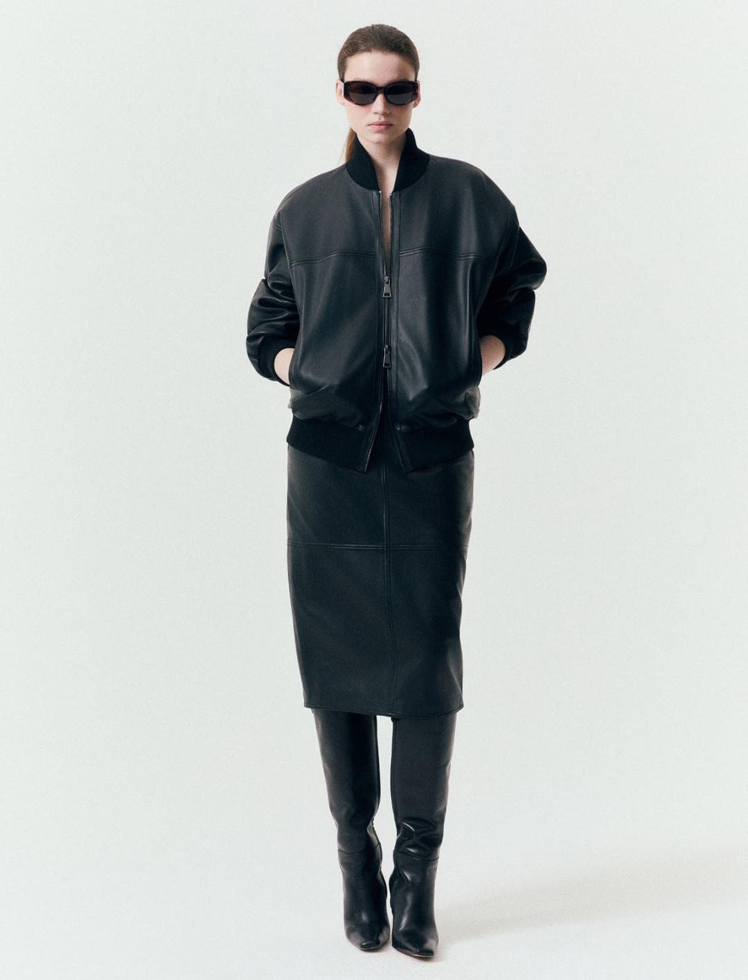 Bomber in nappa | Marella Bomber in nappa - 2 | Marella