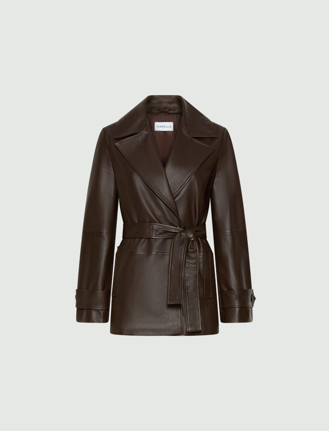 Trench in nappa | Marella Trench in nappa - 1 | Marella