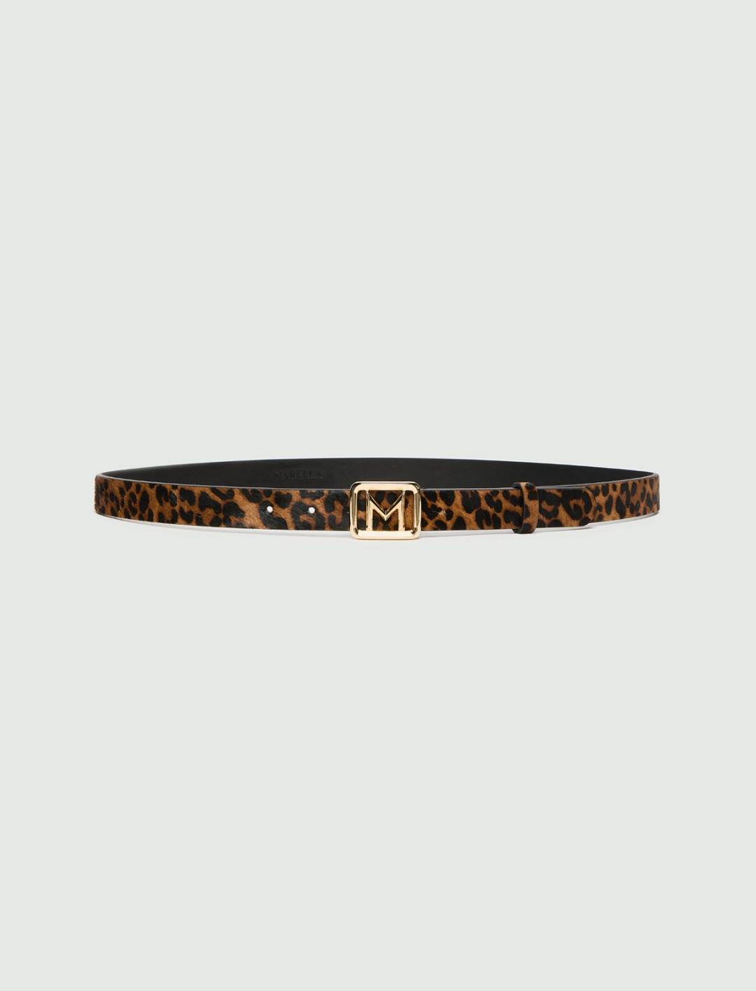 Cintura in pelle animalier | Marella Cintura in pelle animalier - 1 | Marella