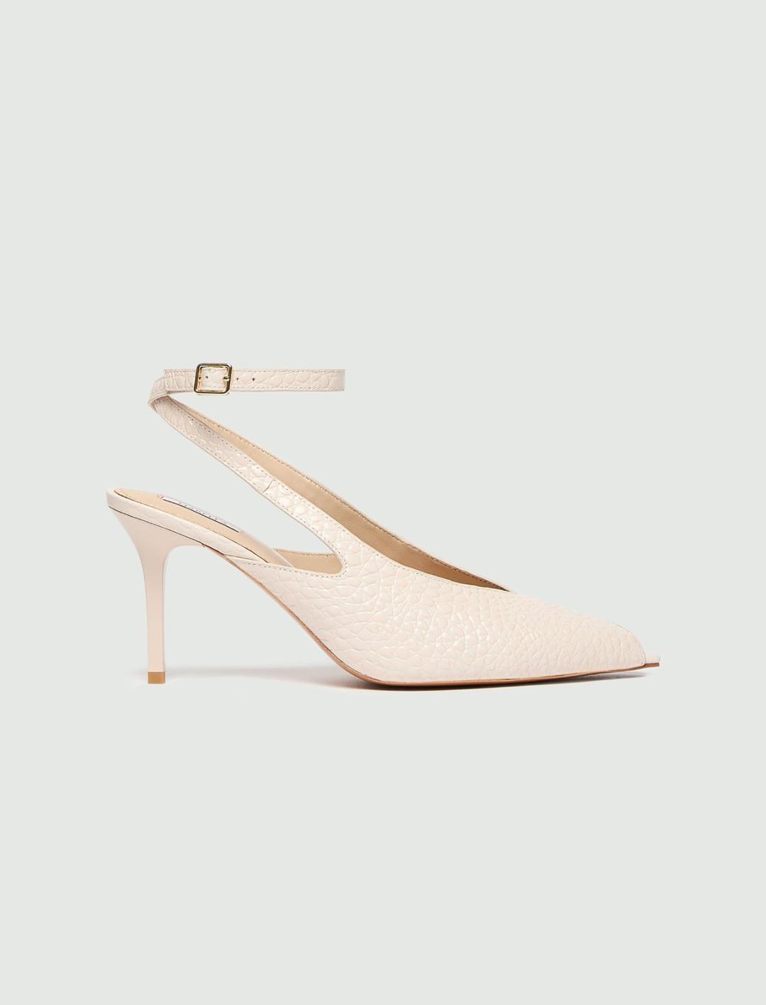 Slingback in pelle effetto coccodrillo | Marella Slingback in pelle effetto coccodrillo - 1 | Marella