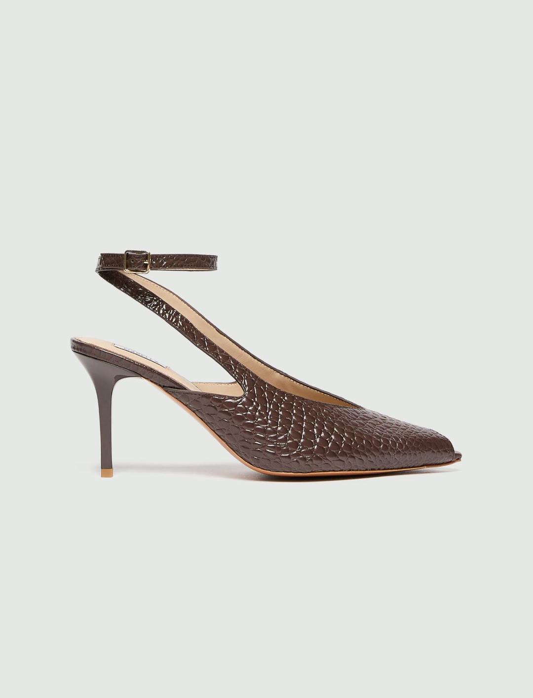 Slingback in pelle stampata | Marella Slingback in pelle stampata - 1 | Marella