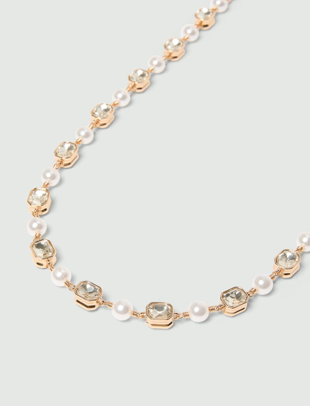 Collana lunga con perle e cristalli | Marella Collana lunga con perle e cristalli - 2 | Marella