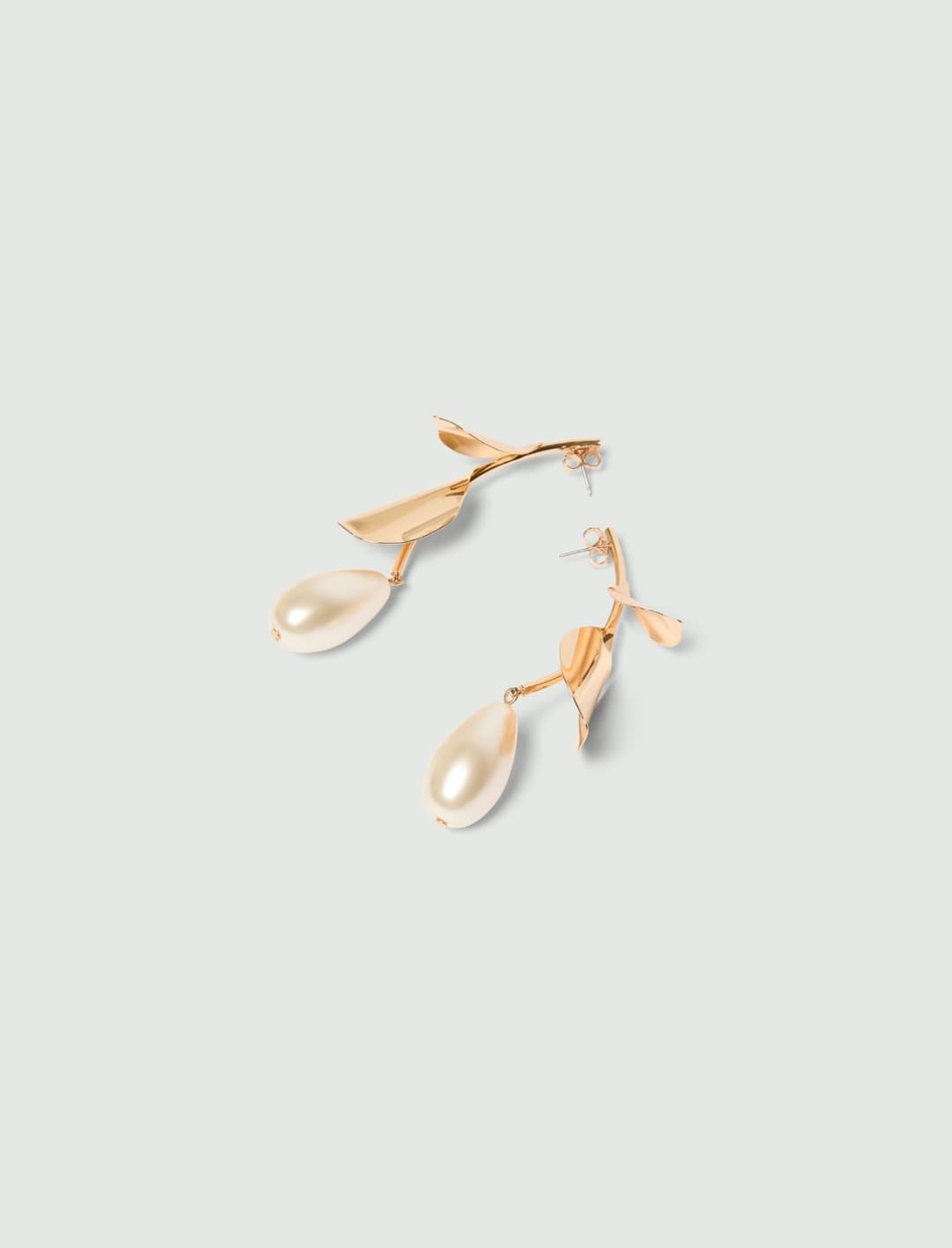 Orecchini con petali e perle | Marella Orecchini con petali e perle - 2 | Marella