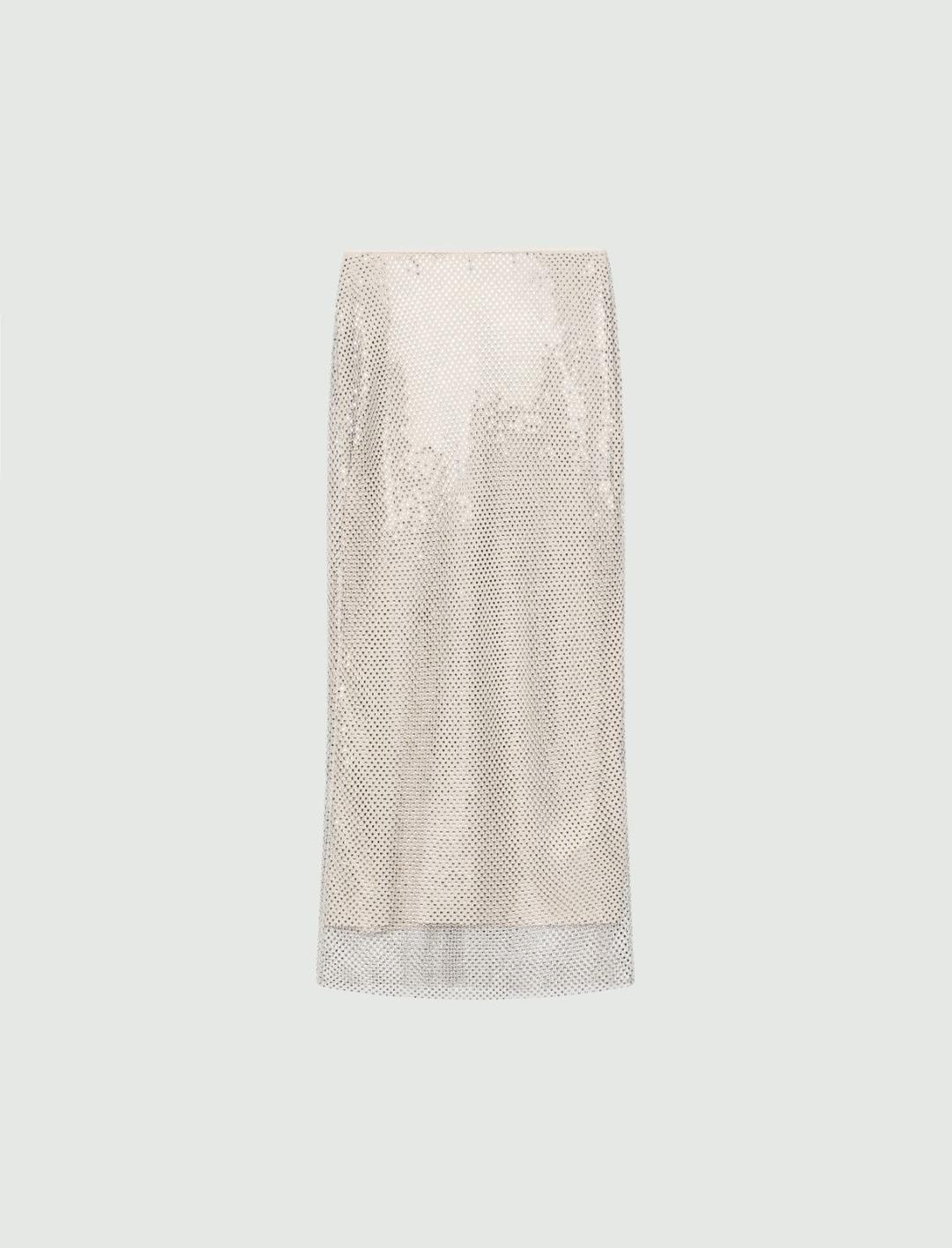 Gonna in rete con strass | Marella Gonna in rete con strass - 1 | Marella