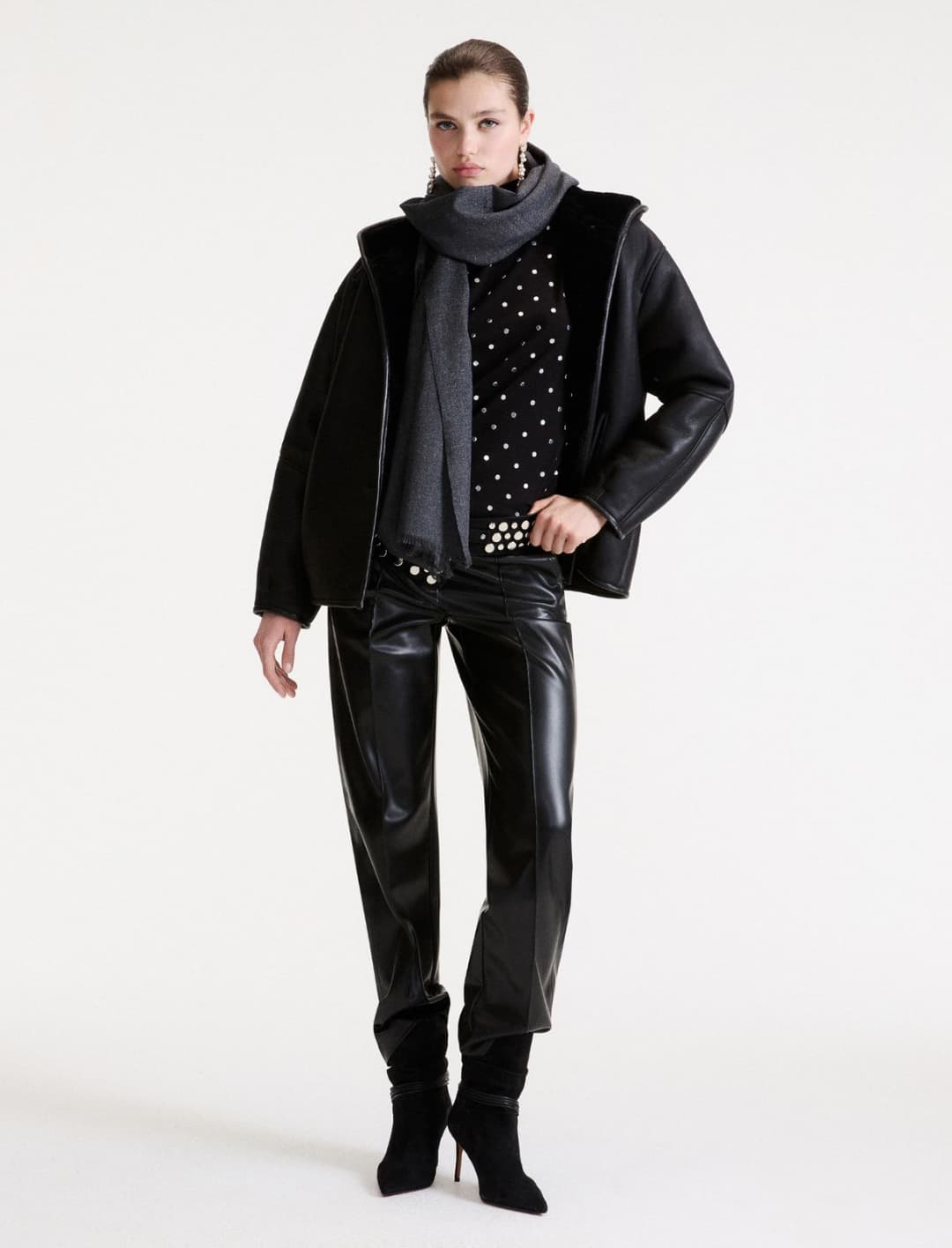 Pantalone in jersey spalmato | Marella Pantalone in jersey spalmato - 2 | Marella