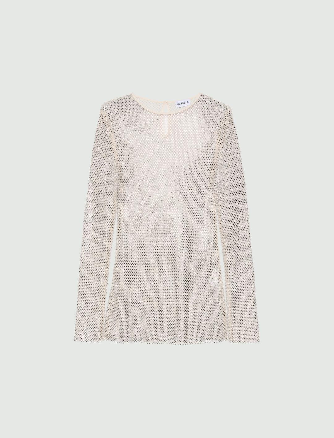 Maglia in rete con strass | Marella Maglia in rete con strass - 1 | Marella