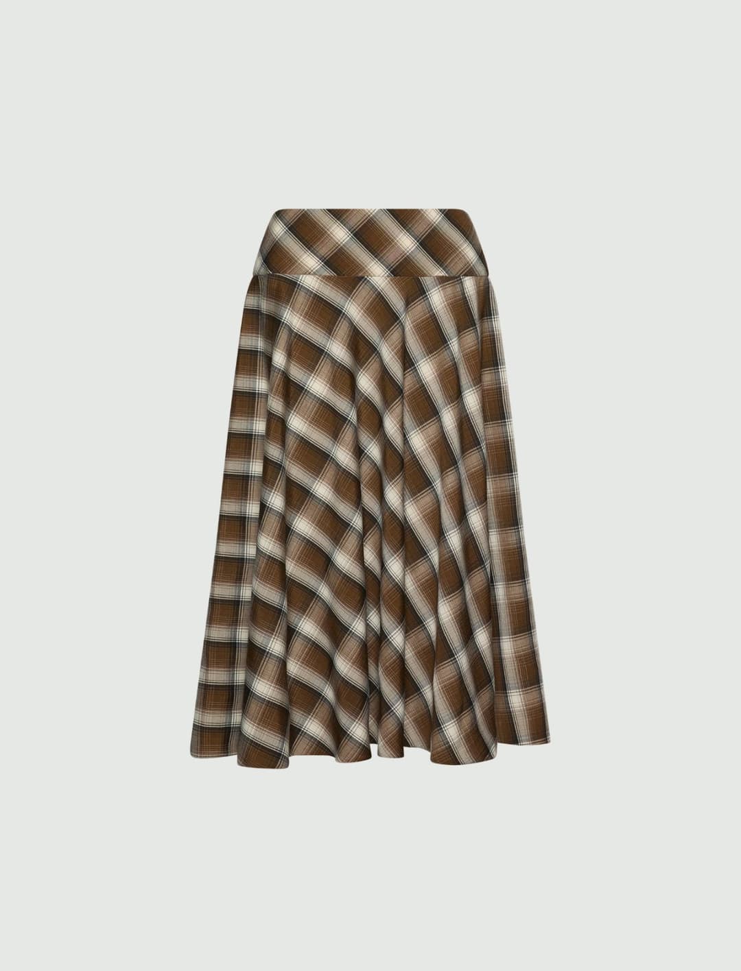 Gonna semi ruota in misto viscosa stretch | Marella Gonna semi ruota in misto viscosa stretch - 1 | Marella