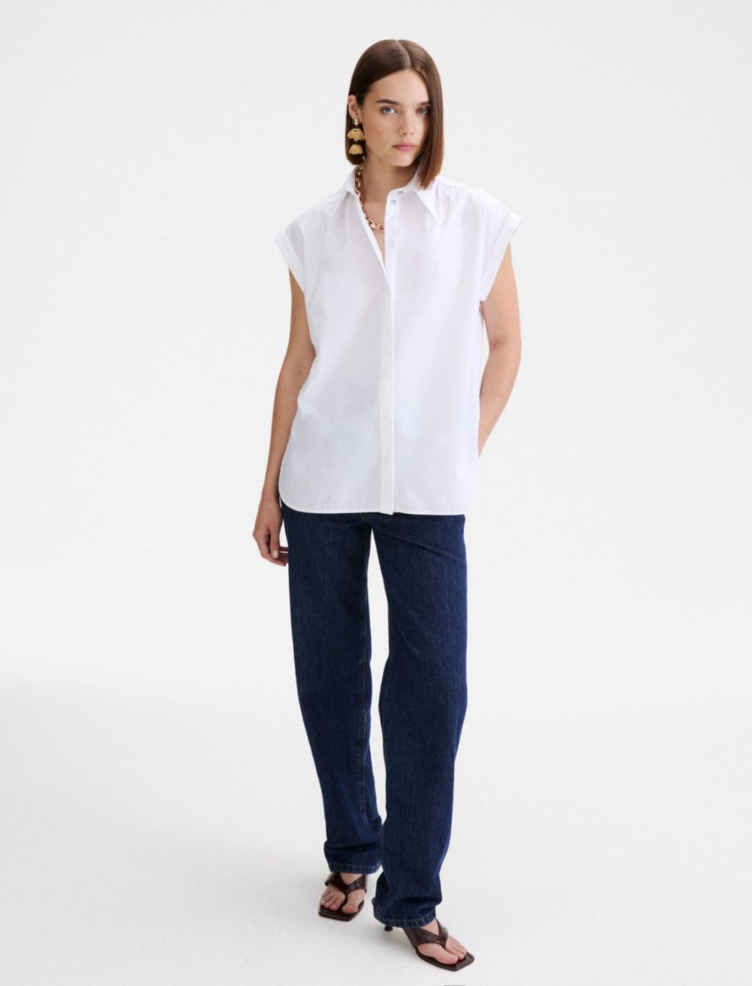 Camicia smanicata in popeline | Marella Camicia smanicata in popeline - 2 | Marella