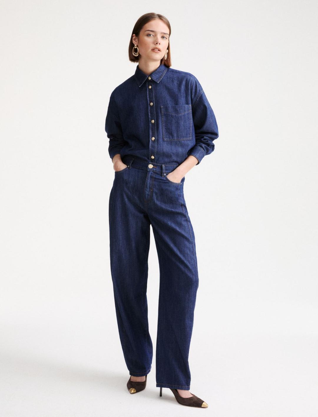 Camicia over in denim fluido | Marella Camicia over in denim fluido - 2 | Marella