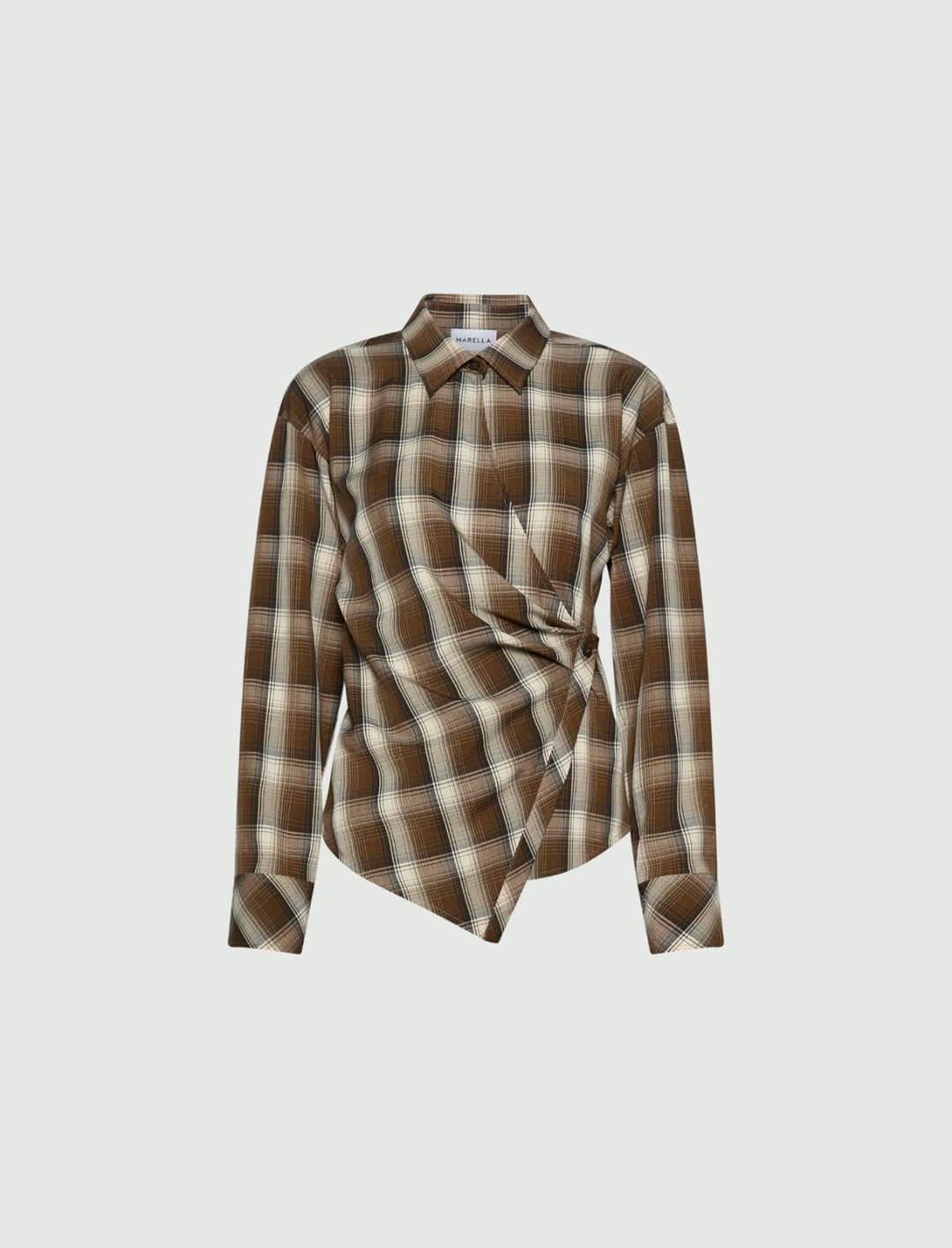 Camicia asimmetrica in misto viscosa | Marella Camicia asimmetrica in misto viscosa - 1 | Marella