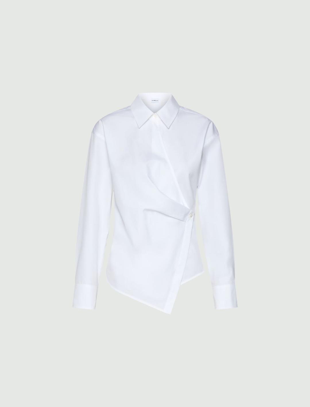 Camicia asimmetrica in popeline | Marella Camicia asimmetrica in popeline - 1 | Marella