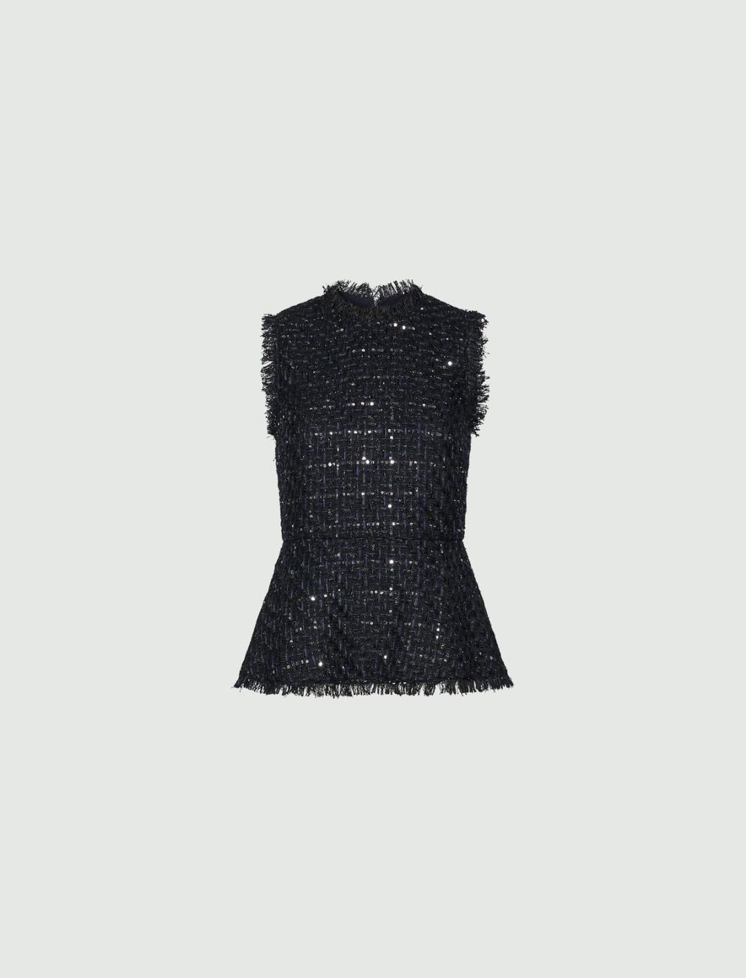 Top peplo con paillettes | Marella Top peplo con paillettes - 1 | Marella