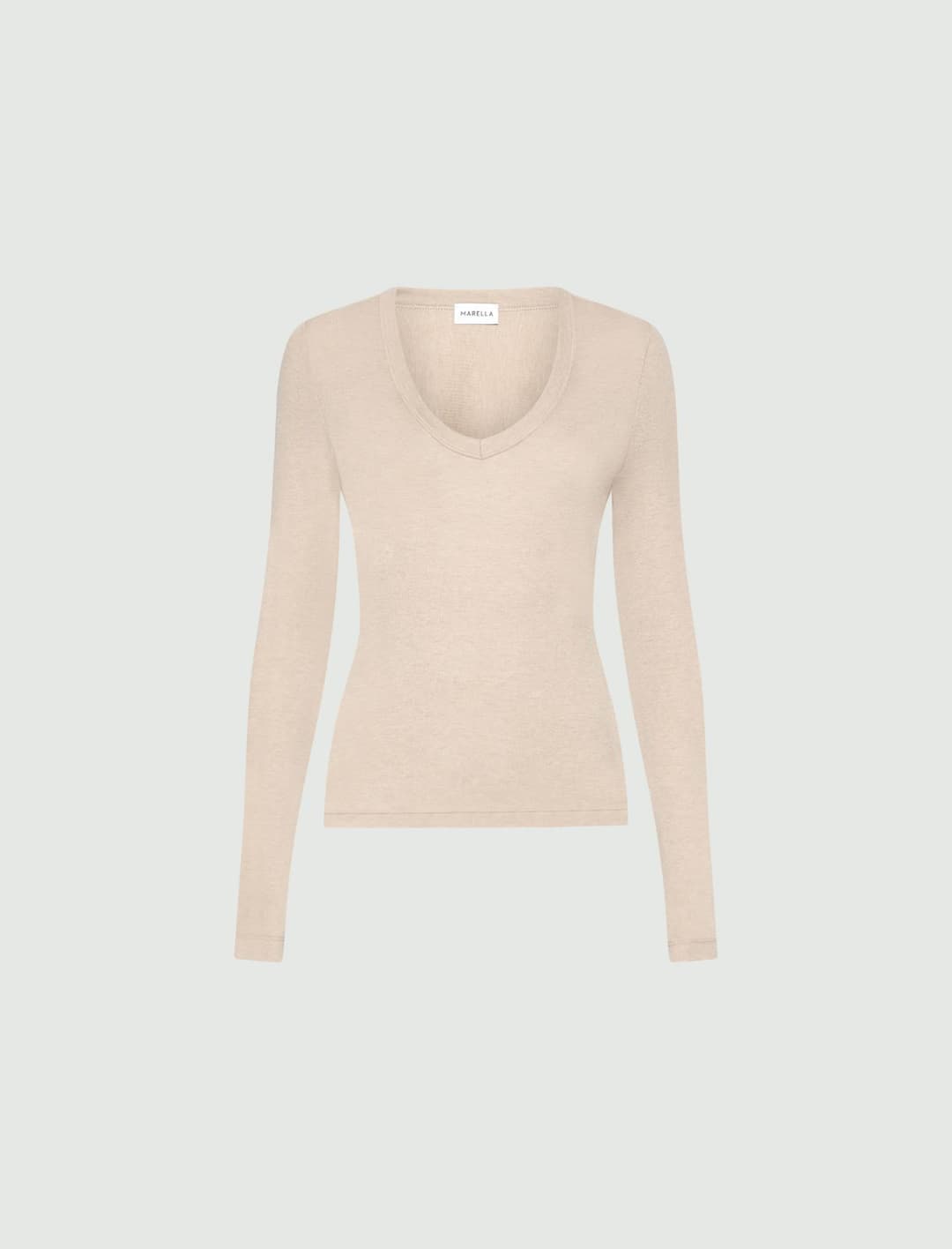 T-shirt aderente in jersey di misto lana | Marella T-shirt aderente in jersey di misto lana - 1 | Marella
