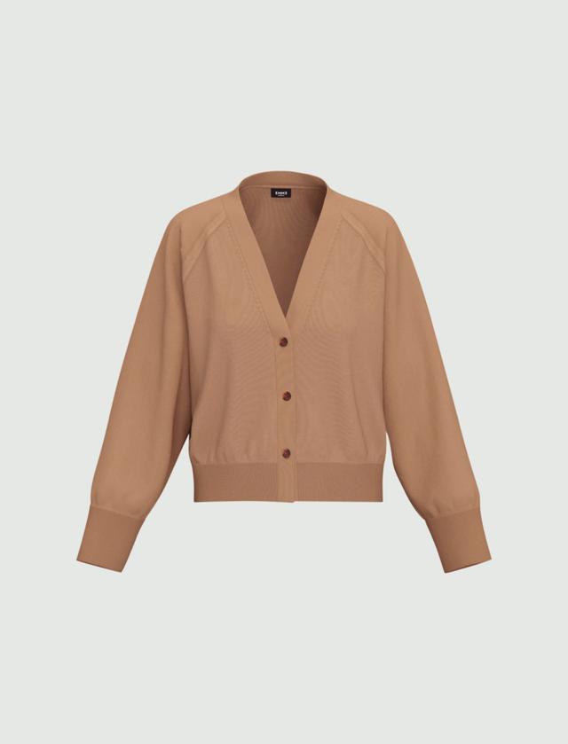 Cuddle Duds Cardigan a costine a maniche lunghe con scollo a V Cuddle Duds Cardigan a costine a maniche lunghe con scollo a V