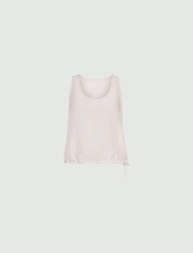 Camicia in organza spigata in lana e seta con collo a foglia - Simone Camicia in organza spigata in lana e seta con collo a foglia - Simone